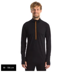 Stoic MerinoMesh150 BensjonSt. II L/S Half Zip - Merino Base Layer -Stoic Store stoic merinomesh150 bensjonst ii l s half zip merino base layer detail 10