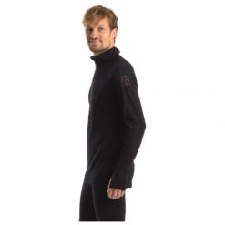 Stoic MerinoMesh150 BensjonSt. II L/S Half Zip - Merino Base Layer -Stoic Store stoic merinomesh150 bensjonst ii l s half zip merino base layer detail 11