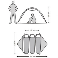 Stoic Njavve 3P Tent - 3-person Tent -Stoic Store stoic njavve 3p tent 3 person tent detail 11