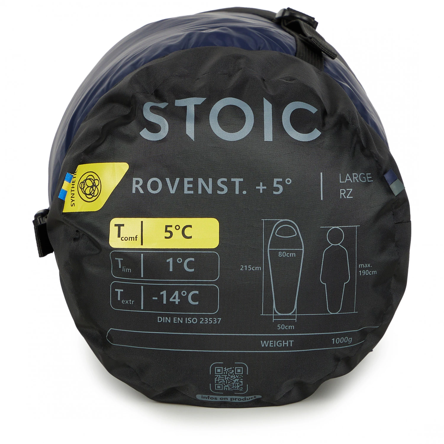 Stoic RovenSt. 5°C - Synthetic Sleeping Bag 10 Stoic RovenSt. 5°C - Synthetic Sleeping Bag - Image 10