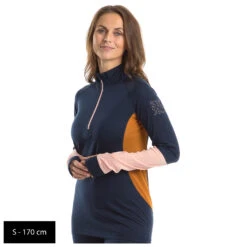 Stoic Women's MerinoMesh150 BensjonSt. II L/S Half Zip - Merino Base Layer -Stoic Store stoic womens merinomesh150 bensjonst ii l s half zip merino base layer detail 10